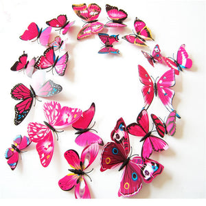 12PCs Home Decor Butterfly Decal
