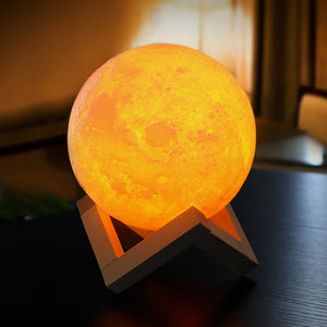 3D LED Touch Moon Night Lamp